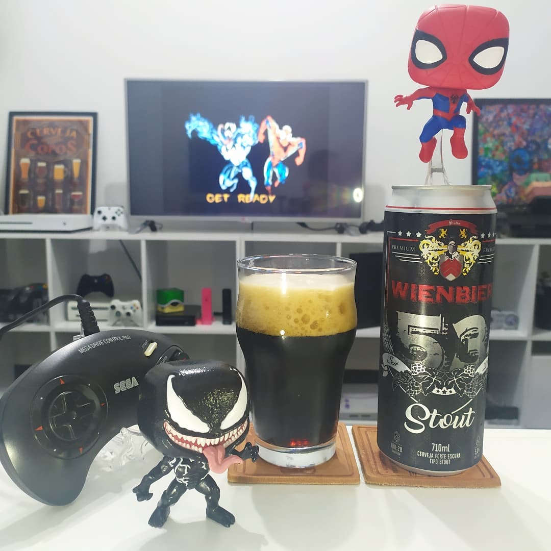 Venom / Spider-Man: Separation Anxiety do Mega Drive com a Stout da Wienbier