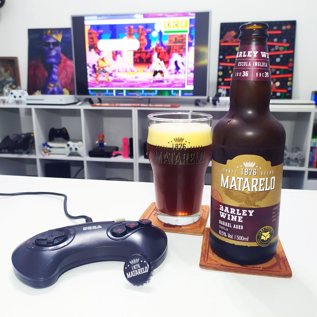 Uma fusão de quadrinhos com game, o Comix Zone, com a Barley Wine da Matarelo