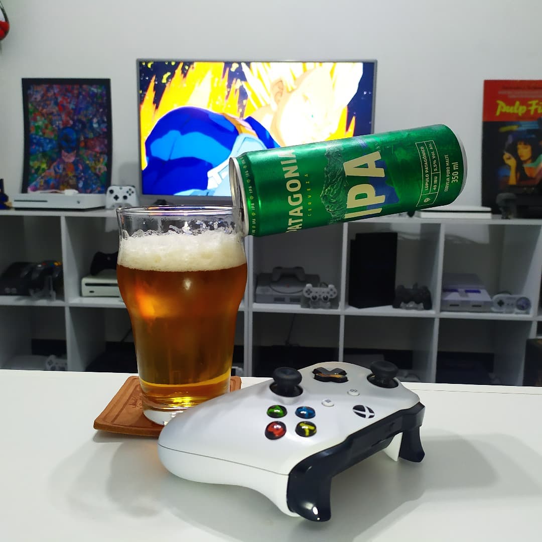 Com o Ki elevado, Dragon Ball FighterZ com a Patagonia IPA