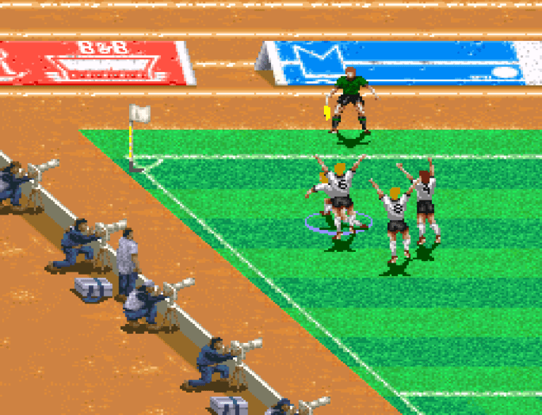 International Superstar Soccer Deluxe  (Sega Genesis) Gameplay 