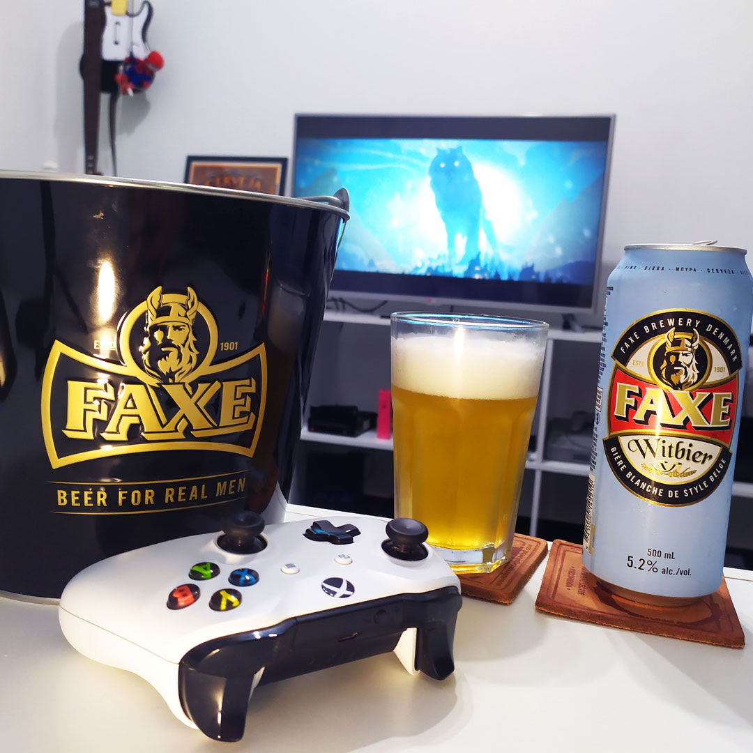 Vikings - Wolves of Midgard com a Witbier da Faxe