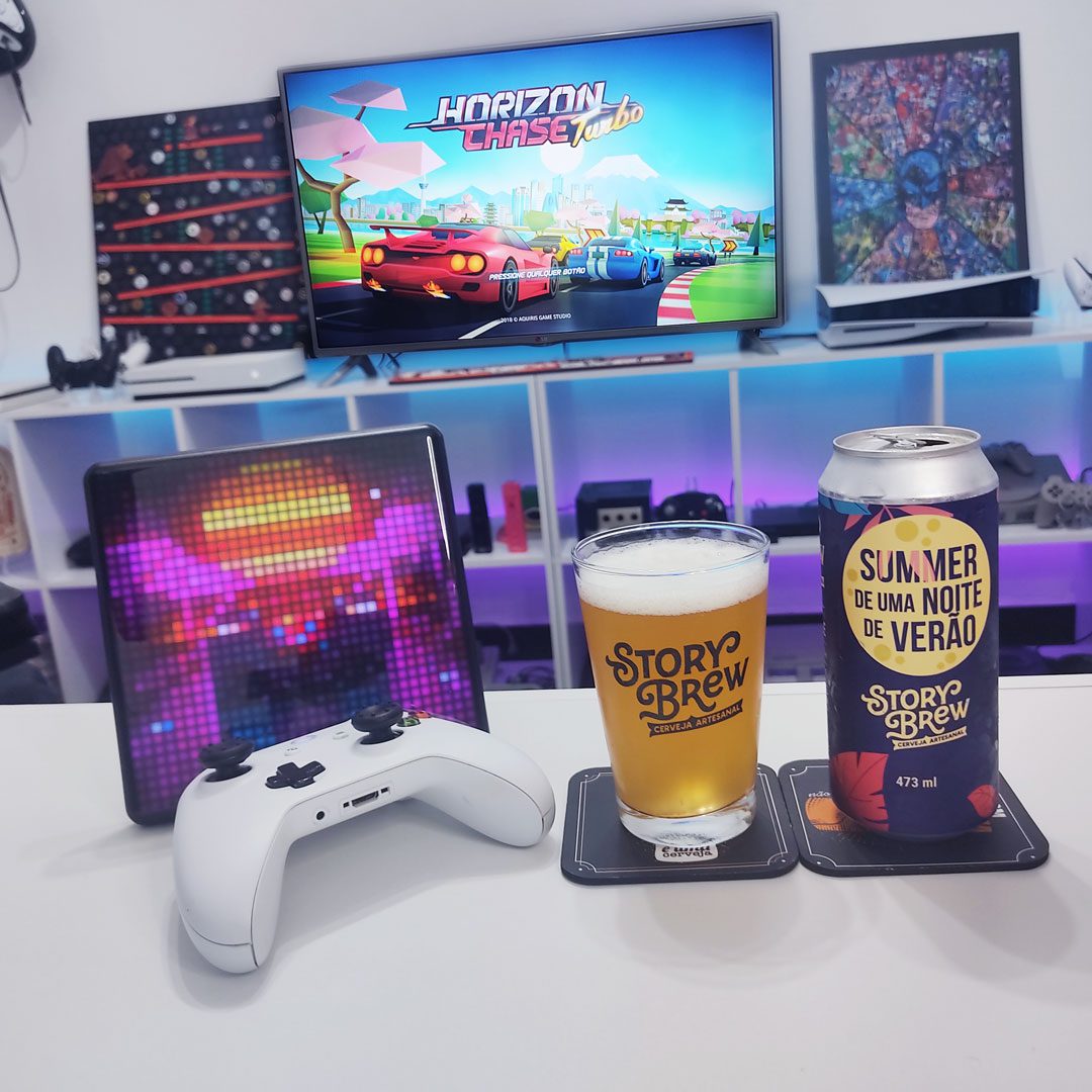 Summer de uma Noite de Verão da Story Brew com Horizon Chase Turbo no Xbox One