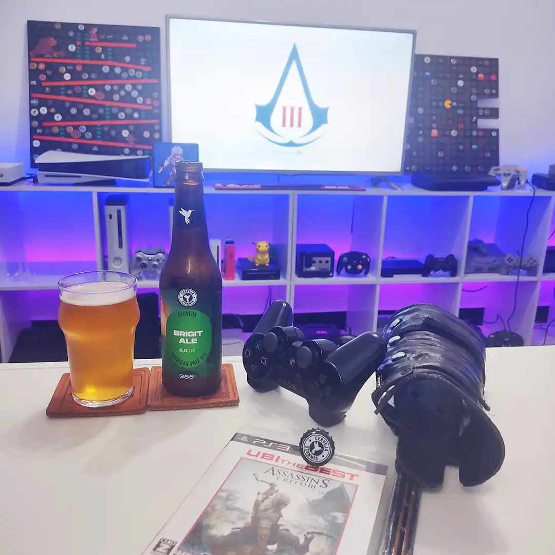 Review da Brigit Ale da cervejaria Stannis com Assassin's Creed 3