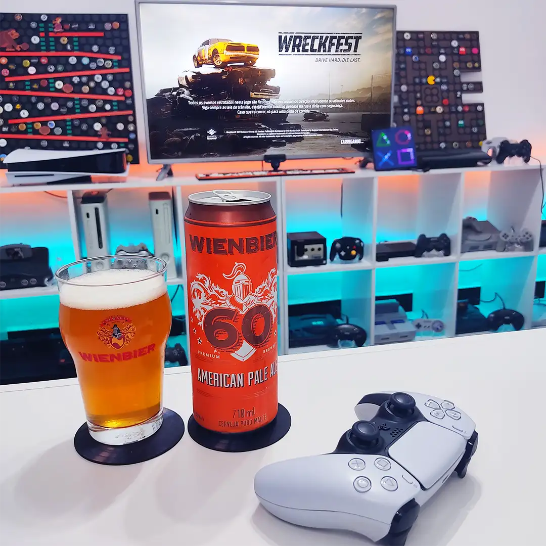 Review da American Pale Ale da Wienbier com Wreckfest, no PlayStation 5