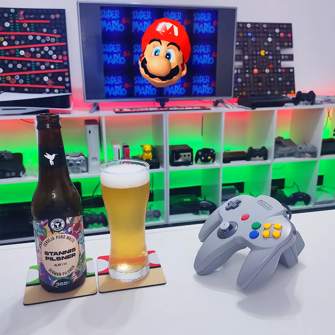 Mario Day Mar10, hoje é dia do Super Mario, com a German Pilsner da Stannis