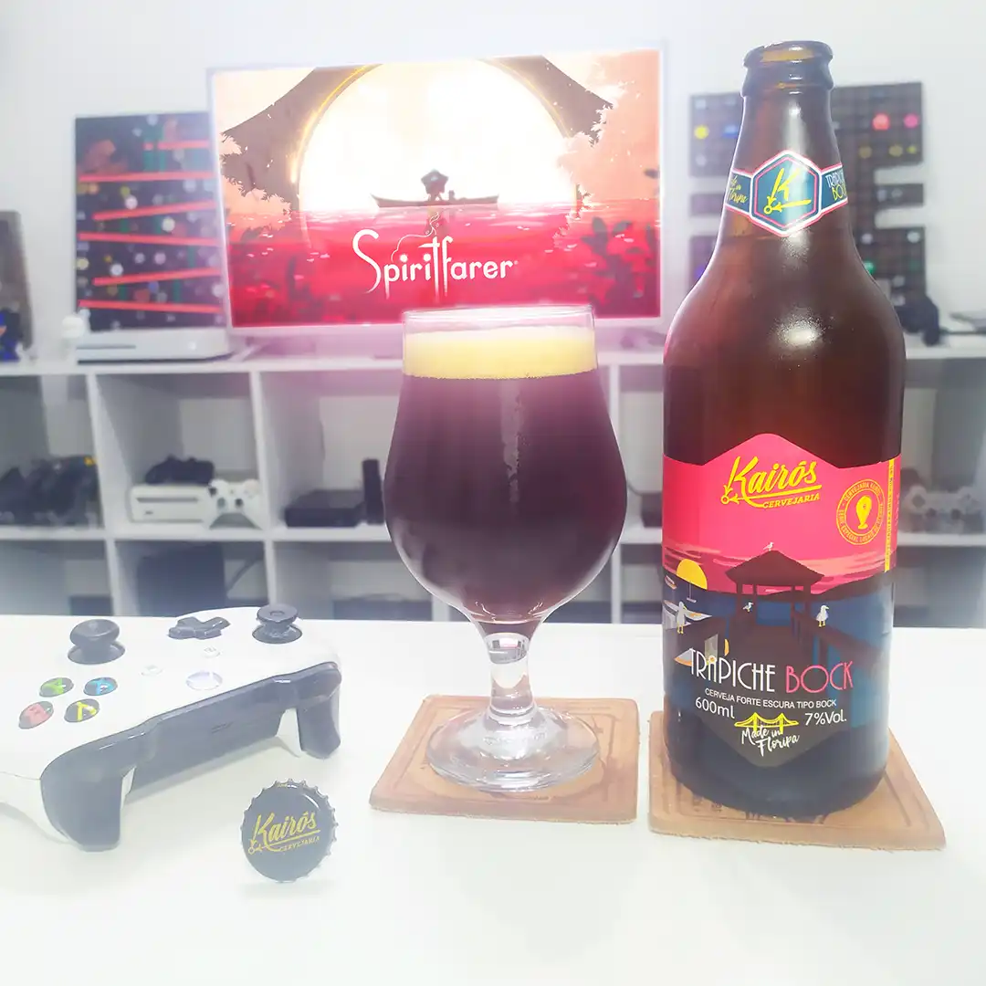 Review Trapiche Bock da Cervejaria Kairós com Spiritfarer no Xbox One