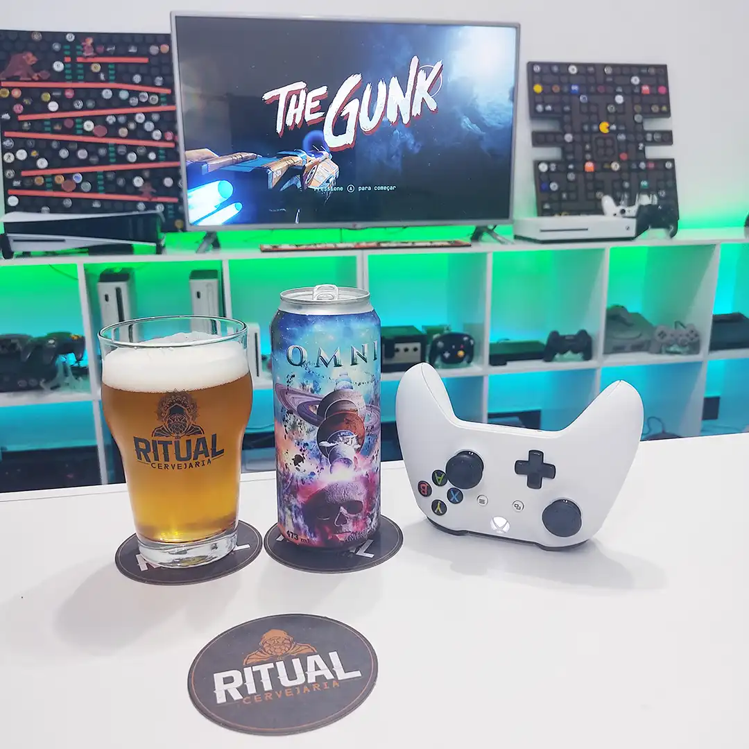 Omni, a American Pale Ale da Ritual Cervejaria com The Gunk no Xbox One