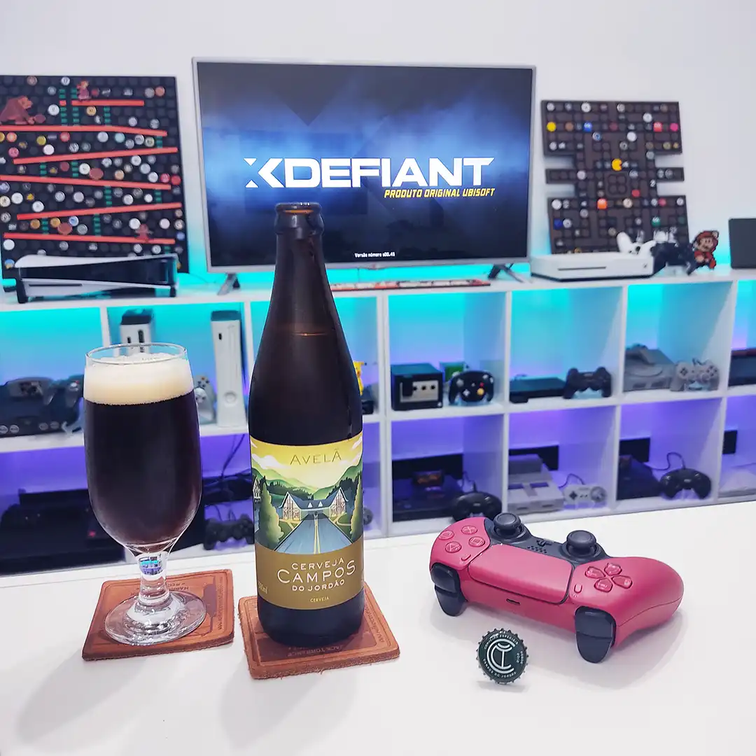 XDefiant no Playstation 5 com a Vienna Lager com Avelã da Campos do Jordão