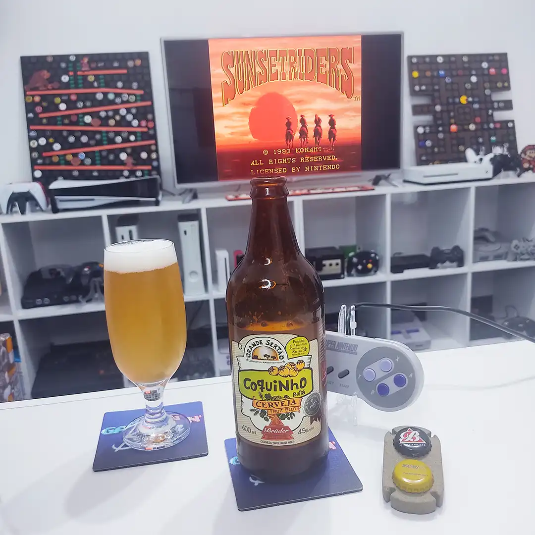 Grande Sertão Coquinho Azedo da Bruder com Sunset Riders no Super Nintendo