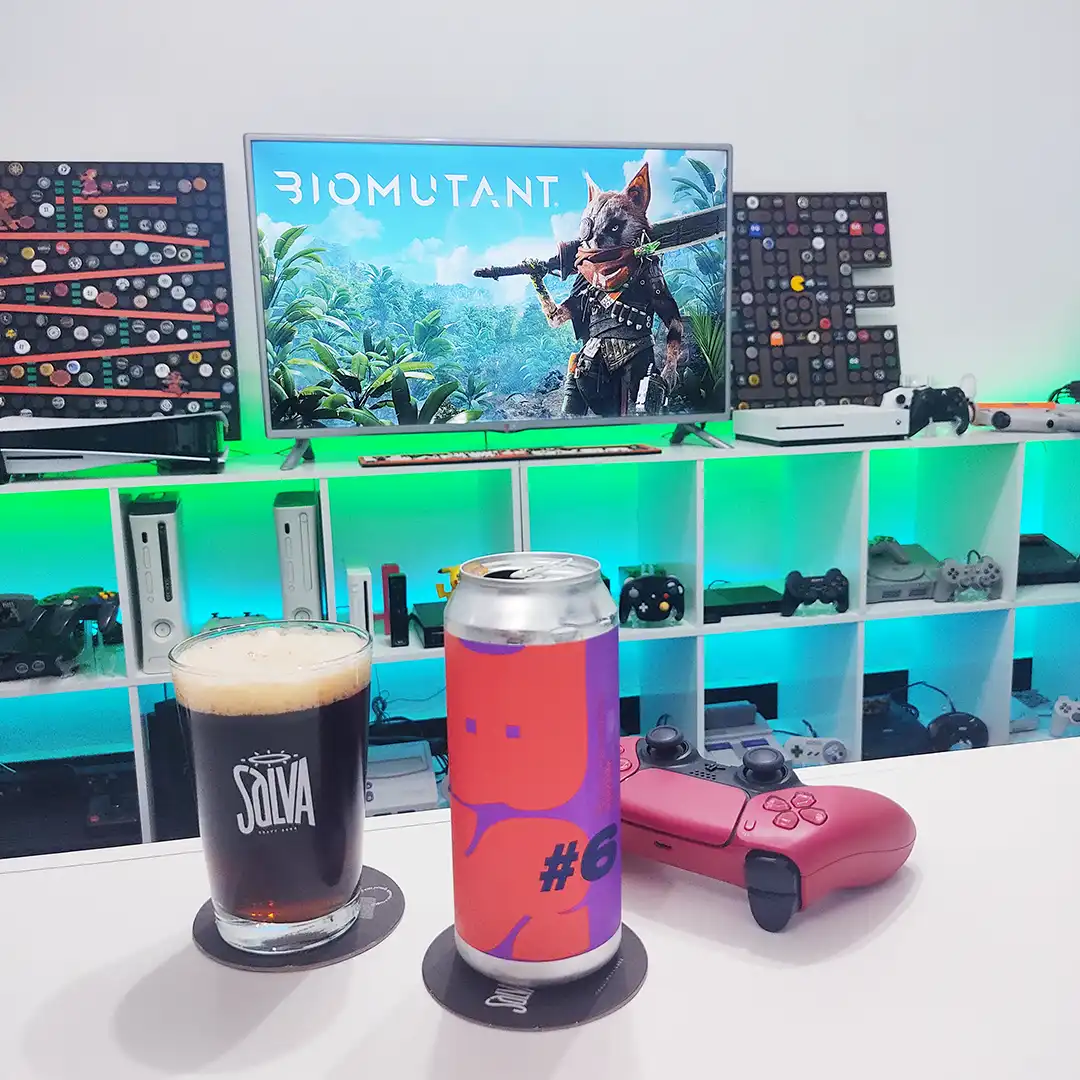 A Incrível Bock BS#6 da Salva Craft Beer com Biomutant no PlayStation 5