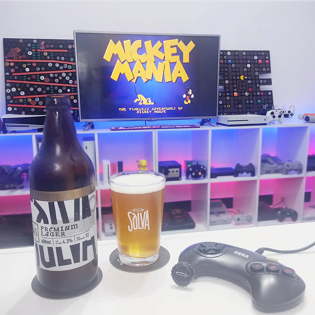 A Premium Lager da Salva Craft Beer com The Timeless Adventures of Mickey Mouse