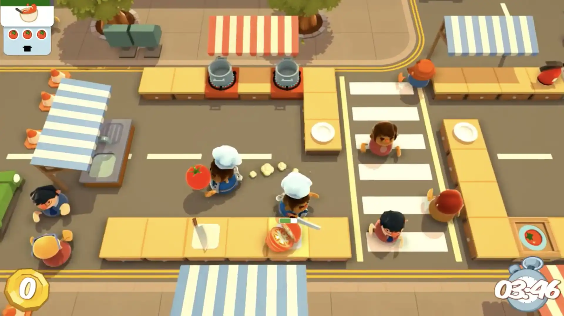 Baixa Gastronomia da Brüder com Overcooked no Xbox One