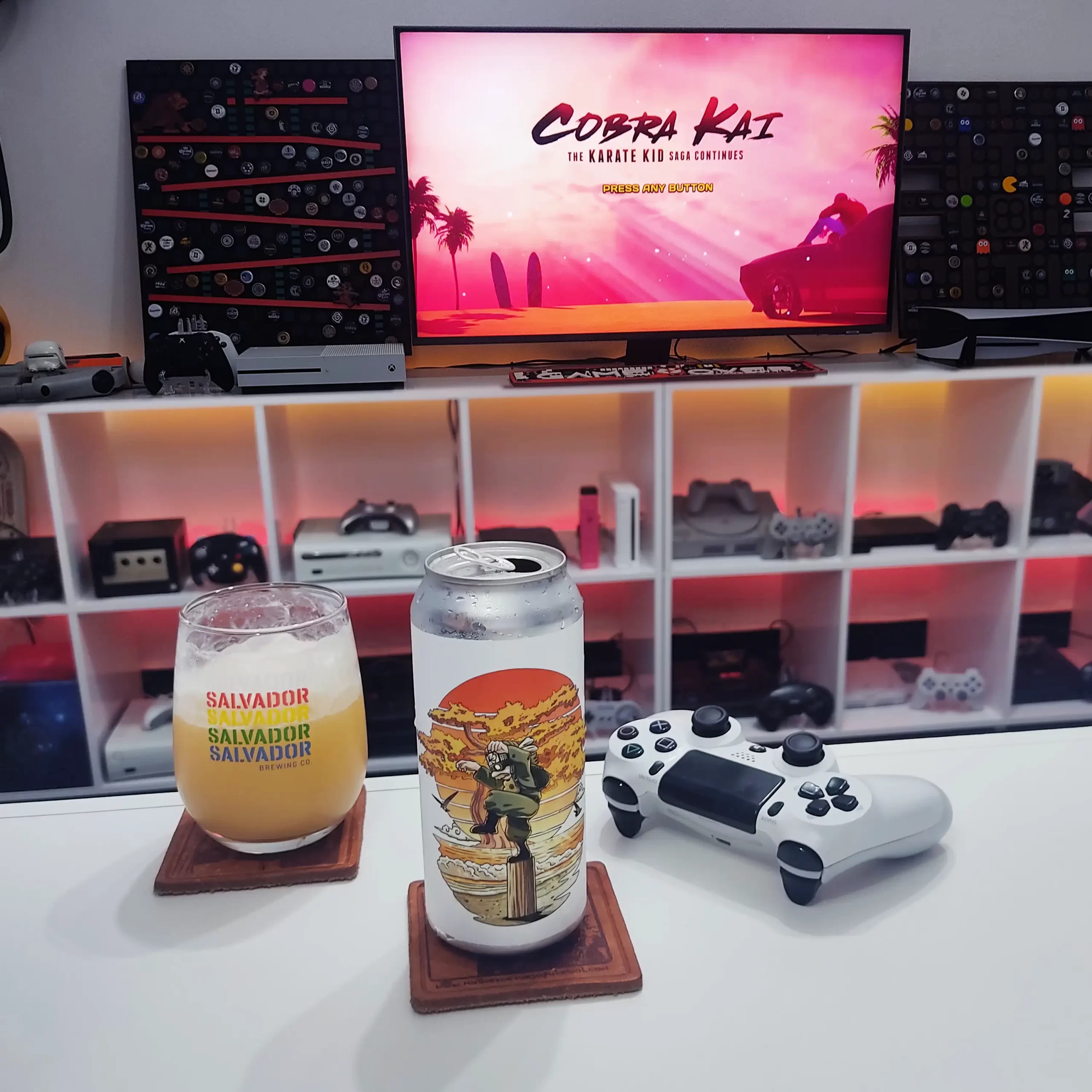 Gerônimo San a Fruited Sour do Clube da Salvador com Cobra Kai no PlayStation 4