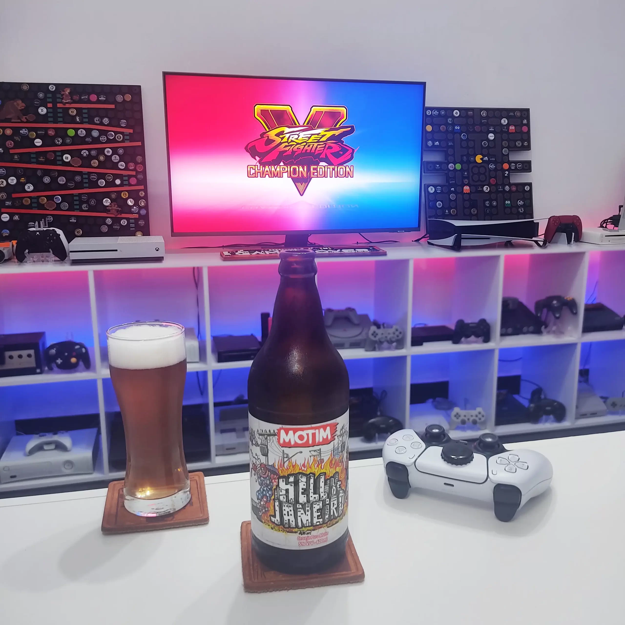 A Hell de Janeiro da Cervejaria Motim com Street Fighter V no PS5