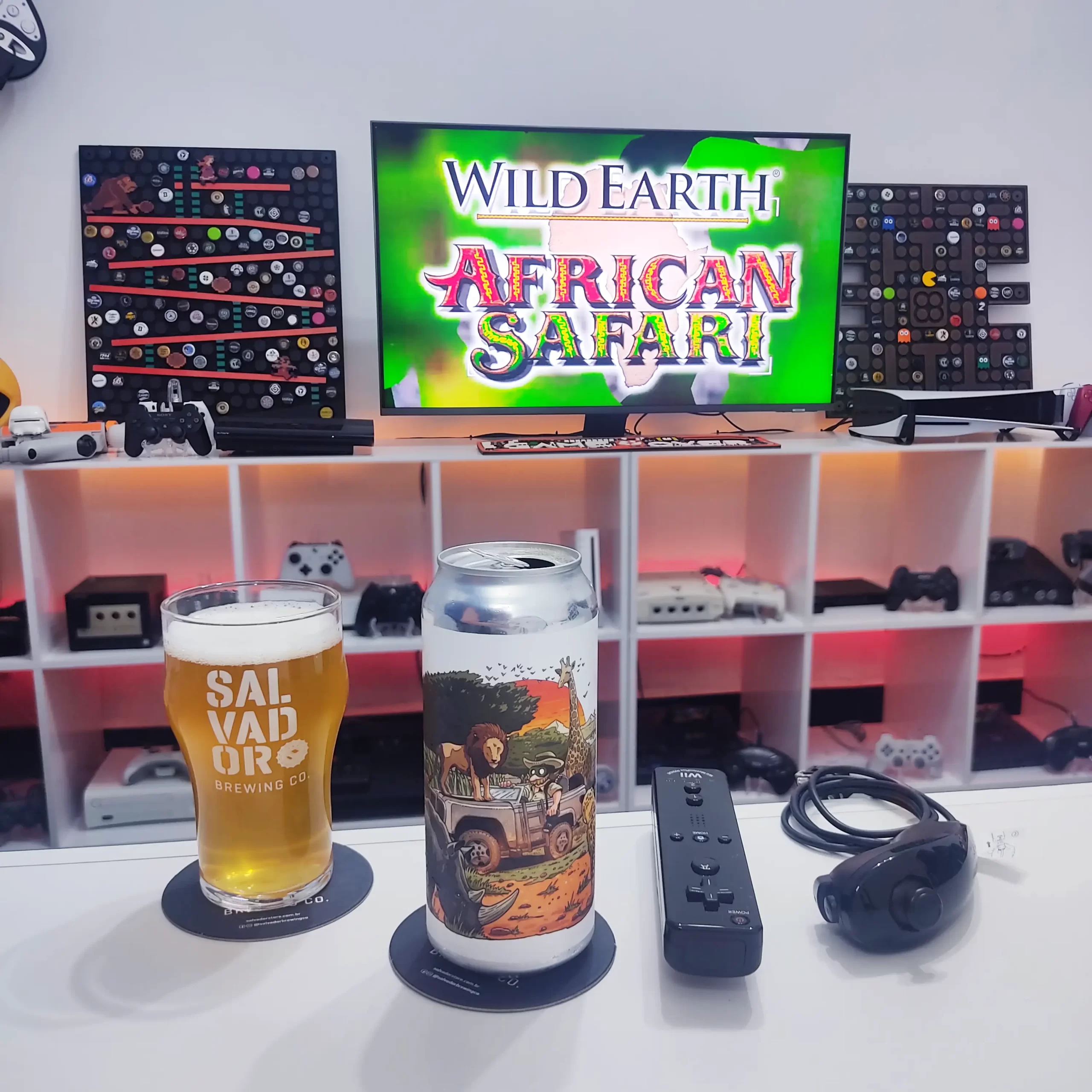 Wild Earth: African Safari com a West Coast Double IPA da Cervejaria Salvador