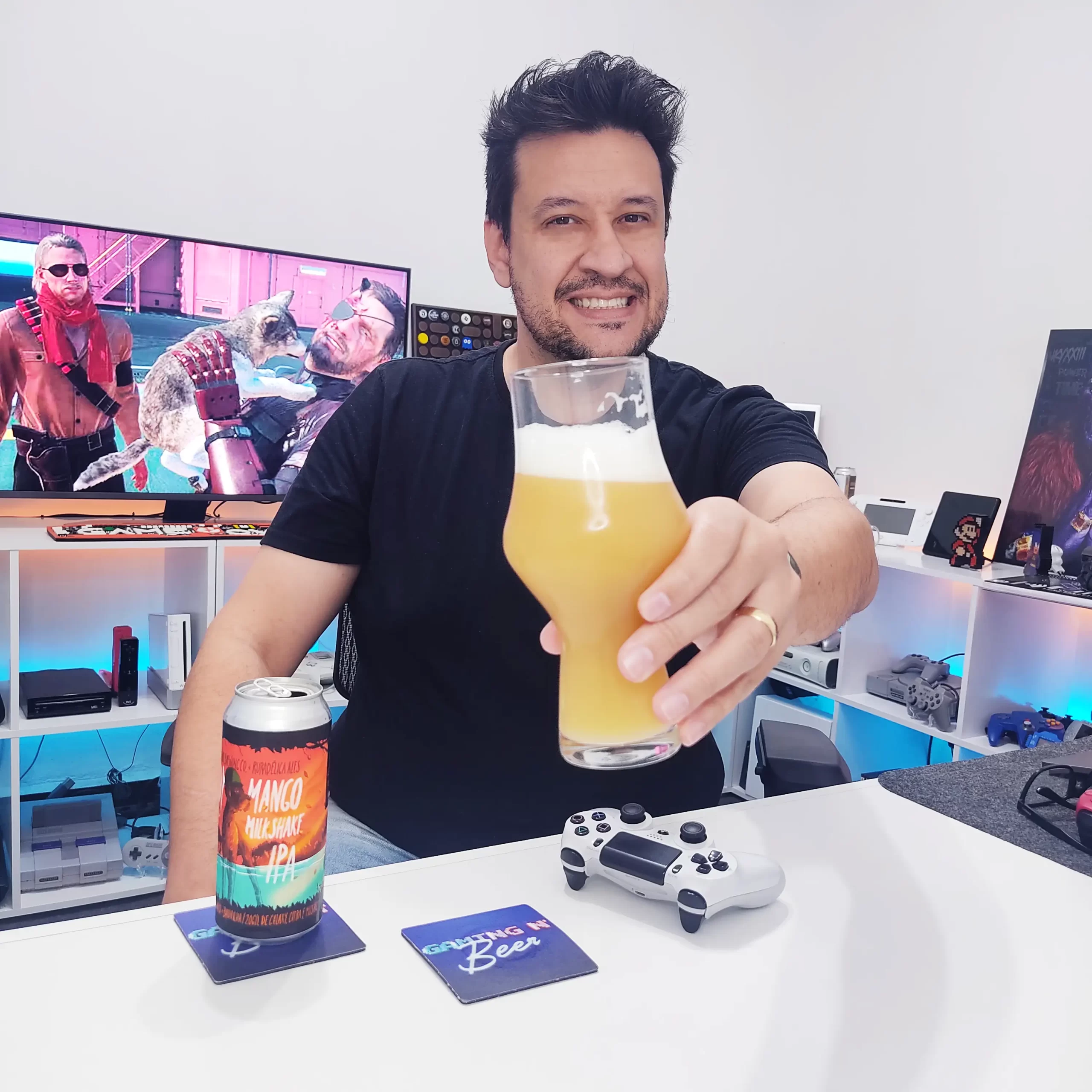 A Milkshake IPA da Salvador e Ruradélica com Metal Gear Solid V