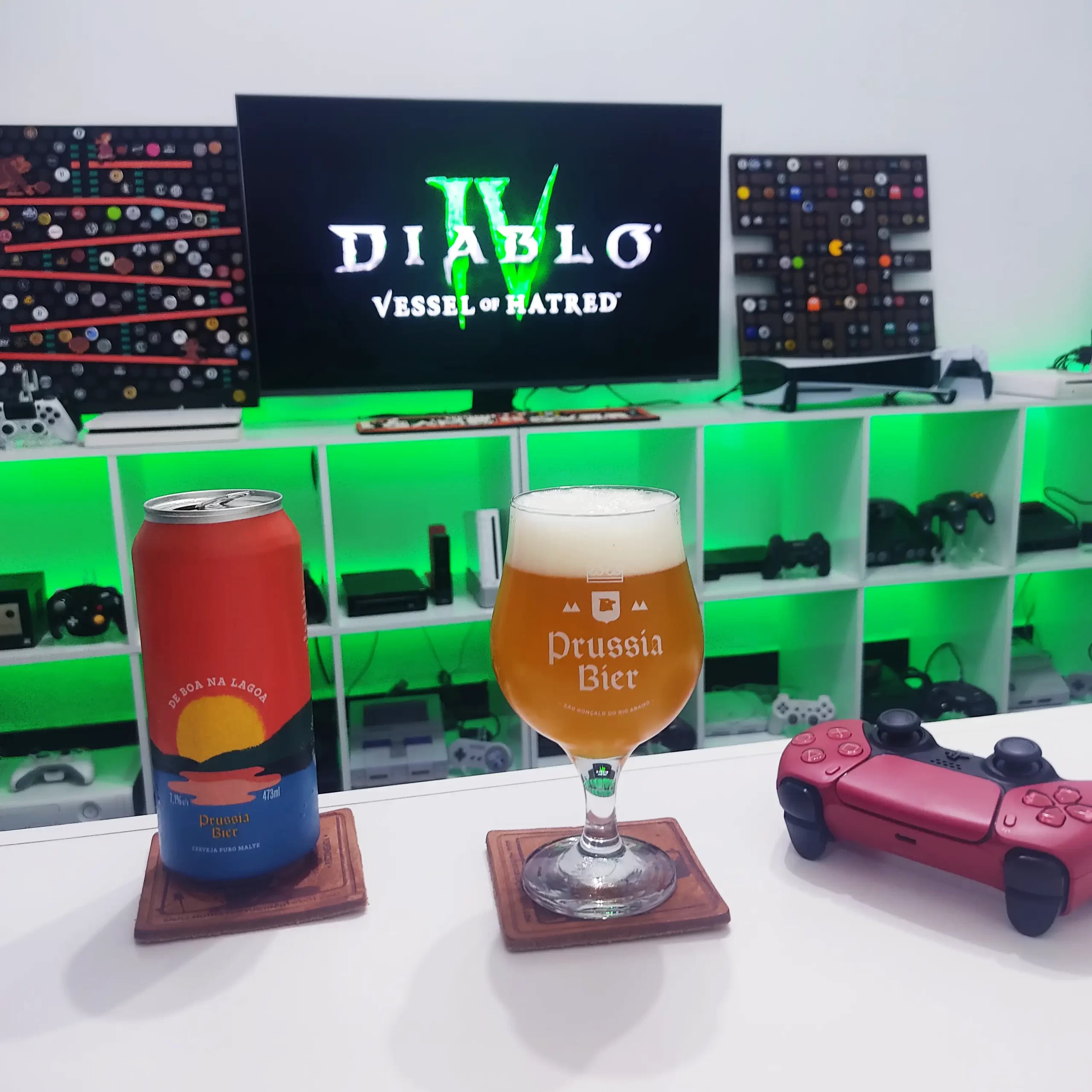 Esperando a expansão de Diablo IV e De Boa na Lagoa, com a Brut IPA da Prussia Bier