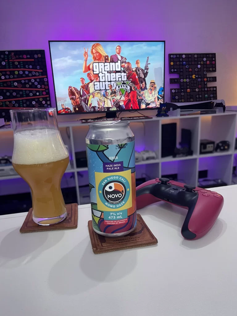 Clube da Prussia Bier, a Momo Hazy IPA da Novo Brazil com GTA V