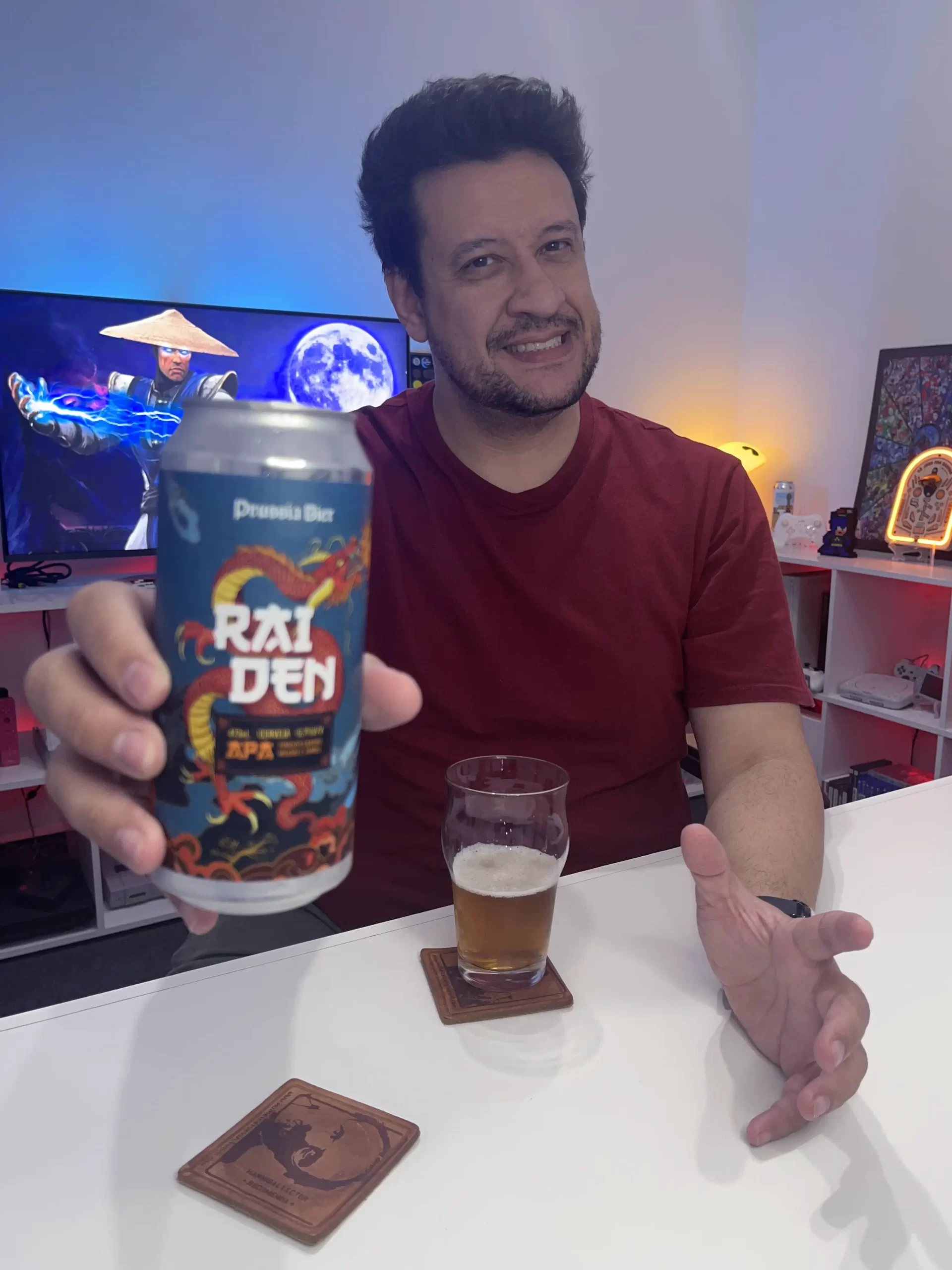 Raiden de Mortal Kombat Vs Raiden, a APA com Wasabi, Jambu e Pimenta Sansho da Prussia