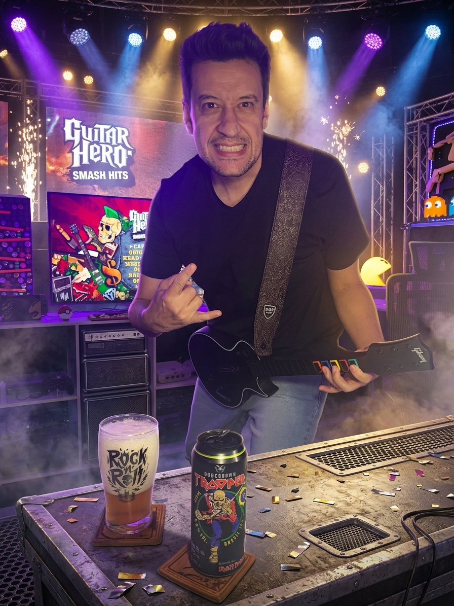 Trooper American IPA e Guitar Hero Smash Hits
