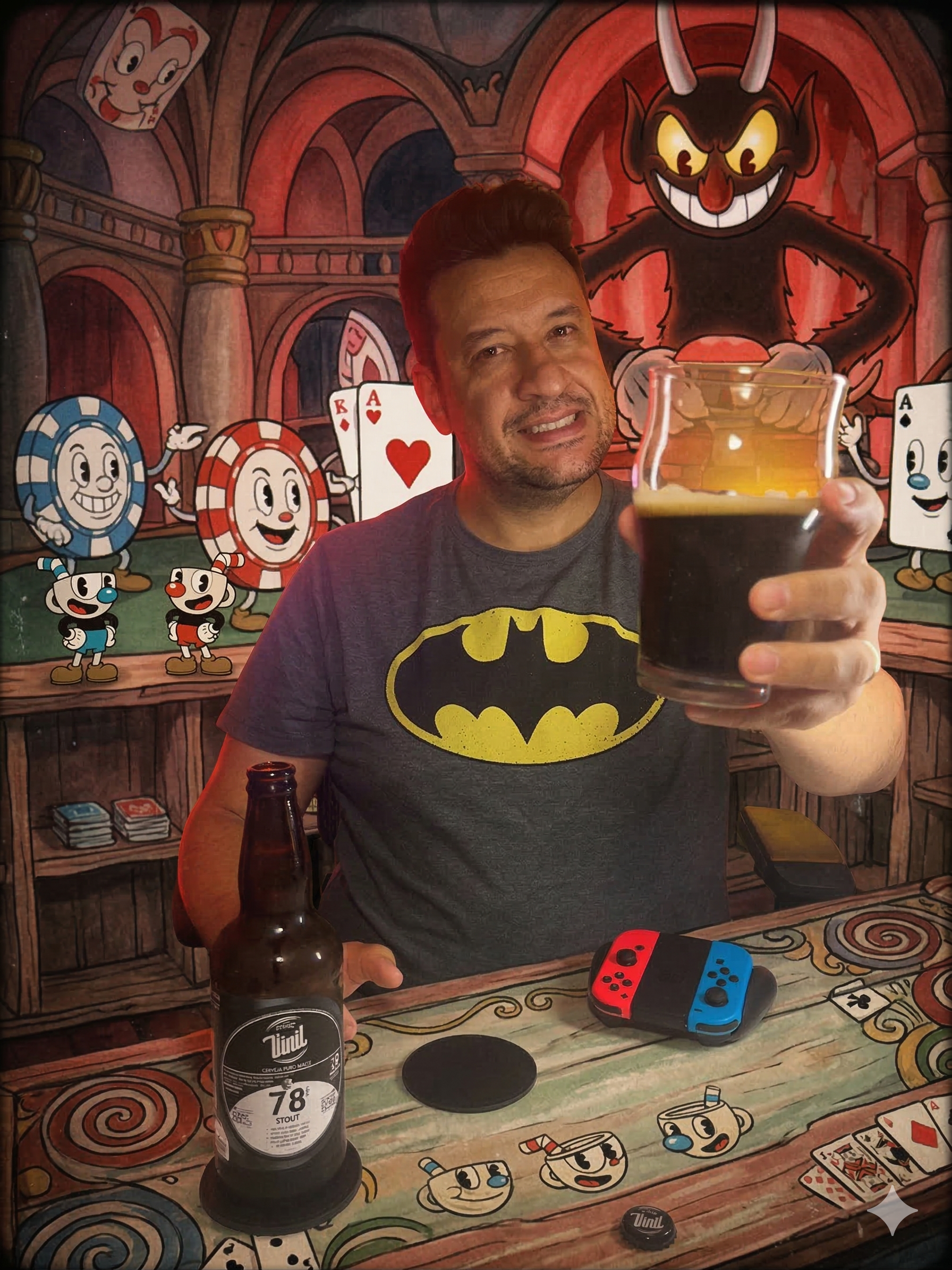 Vinil 78 RPM Stout e Cuphead