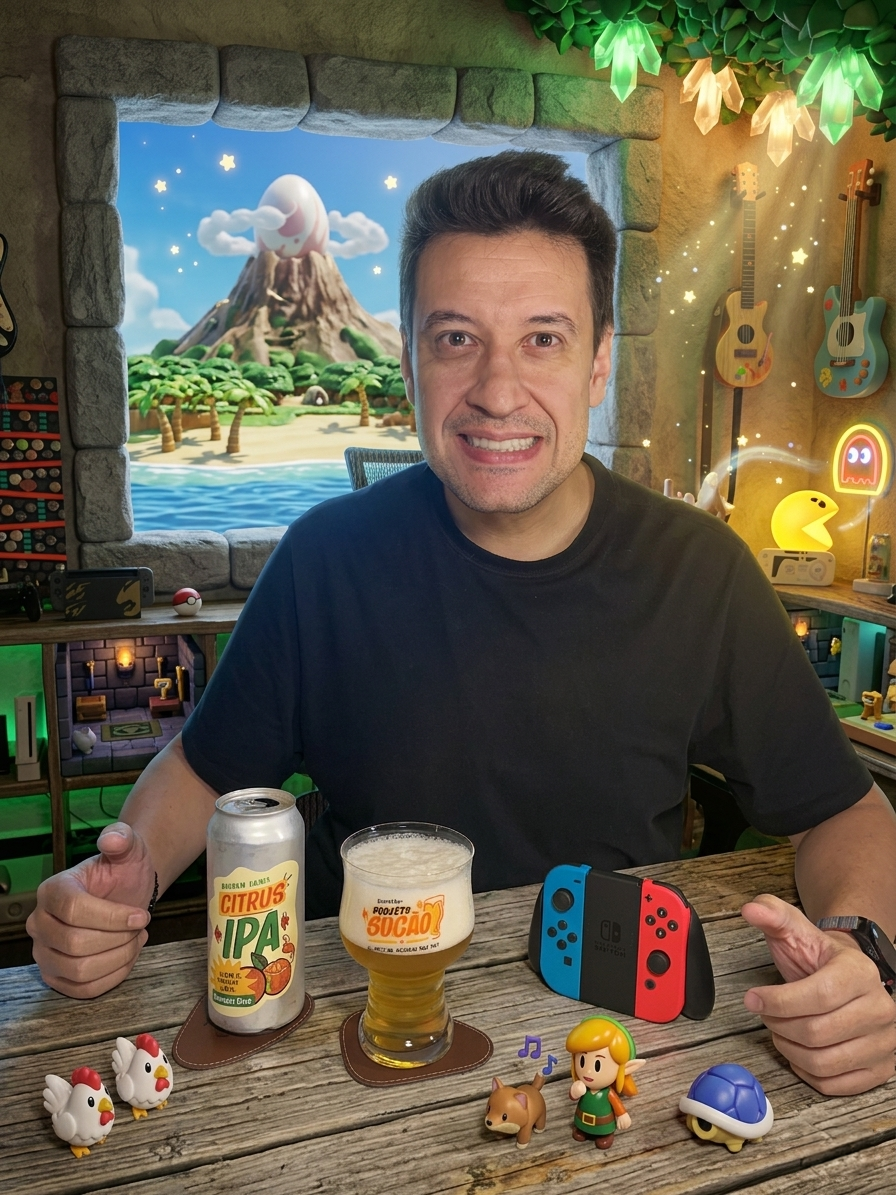 Prussia Sucão Citrus e The Legend of Zelda Link's Awakening
