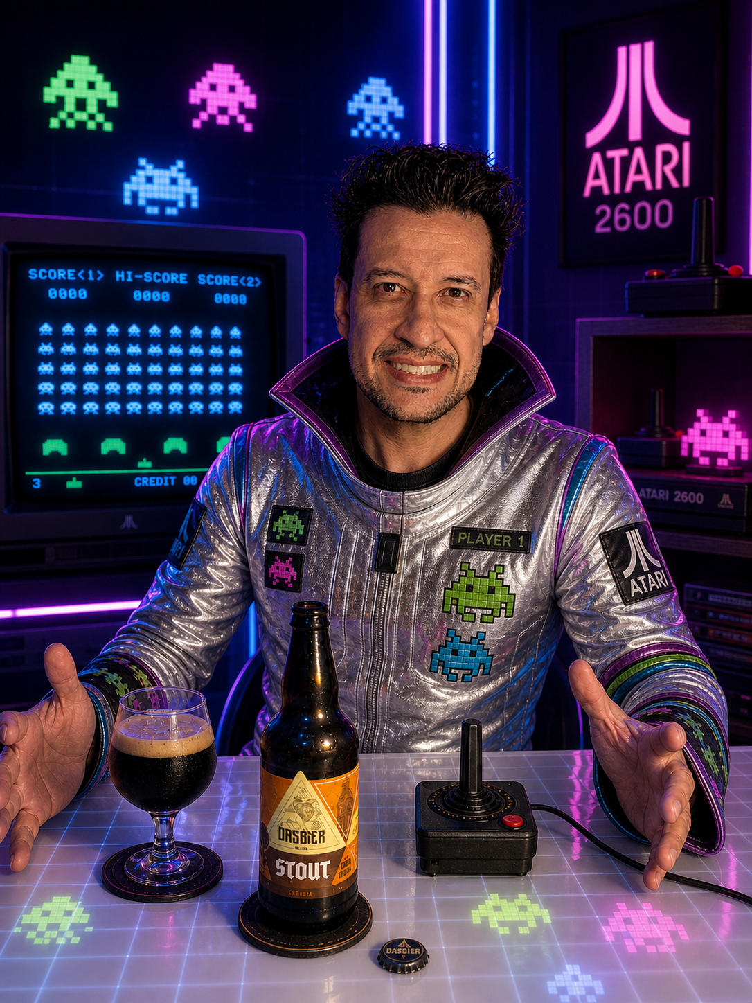 Das Bier Stout e Space Invaders