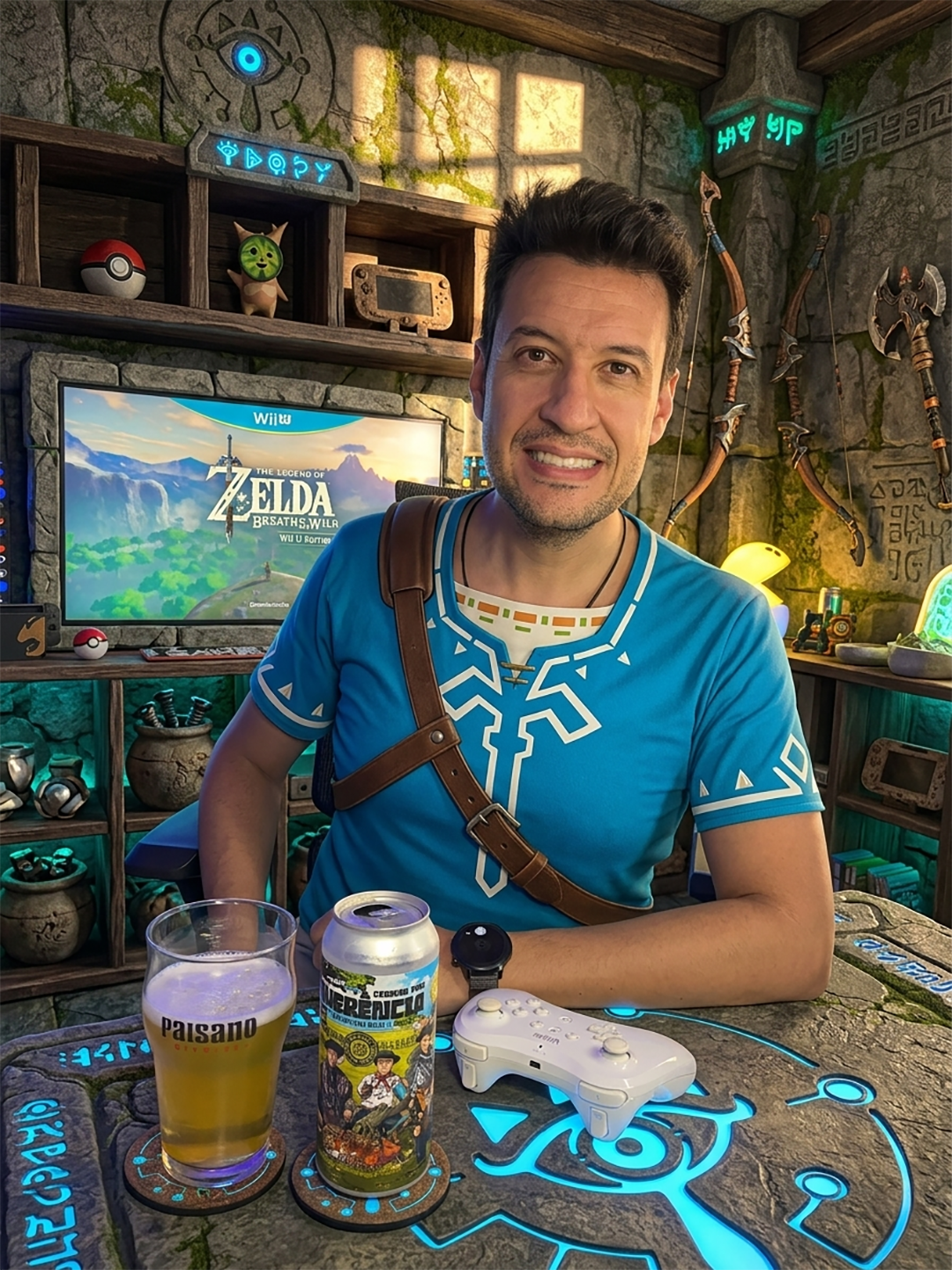 Paisano Querência German Pils e Zelda Breath of the Wild