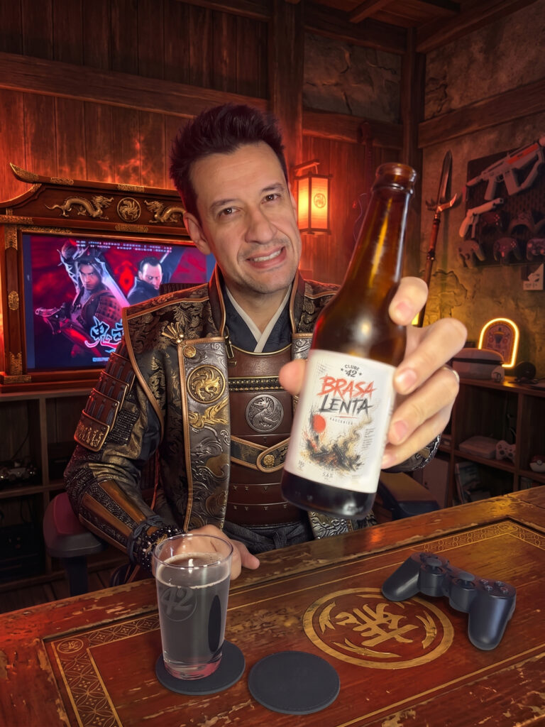 Clube da 42 Brasa Lenta Rauchbier e Onimusha 3