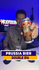 Cerveja Double IPA da Prussia Bier em clima de Gaming N'Beer