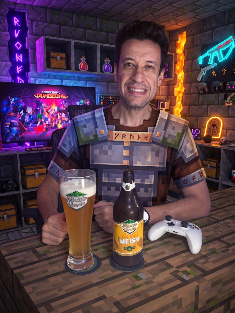 Monte Verde Weiss e Minecraft Dungeons
