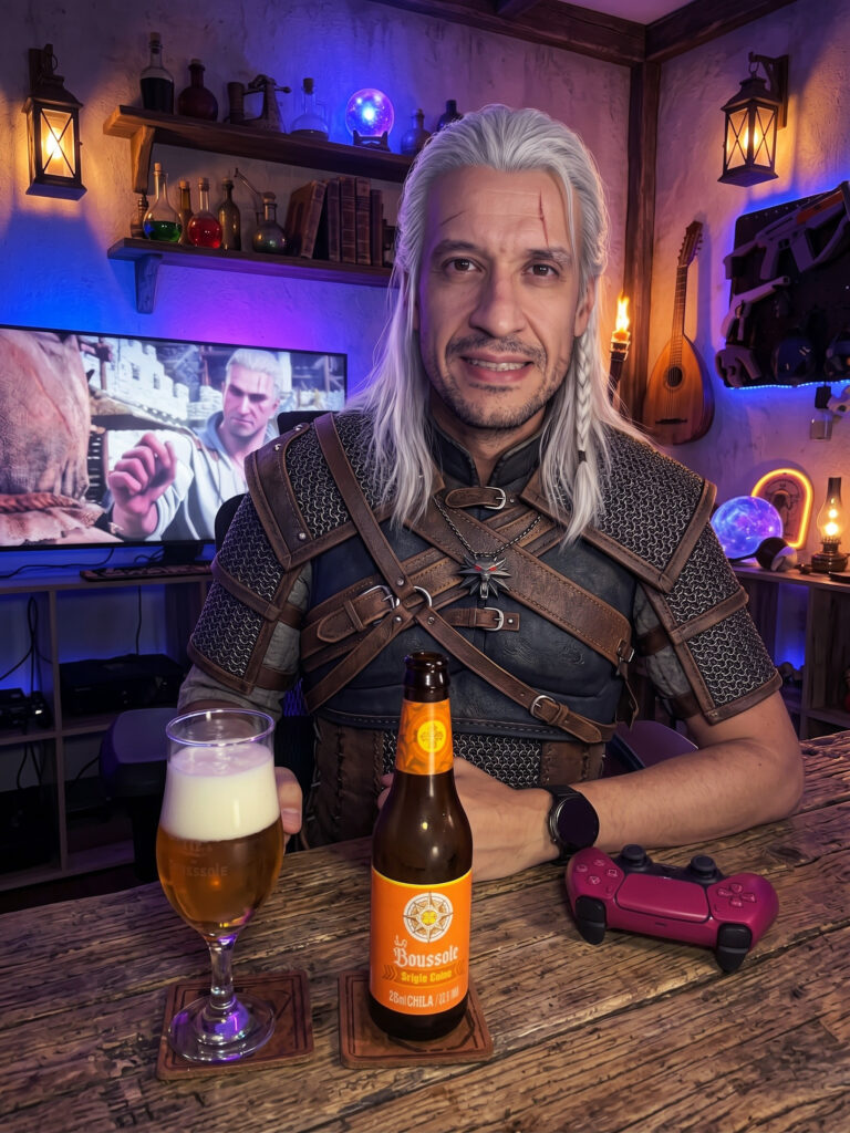 Caixa da Alegria La Boussole Belgian Golden e The Witcher 3 Wild Hunt Remastered