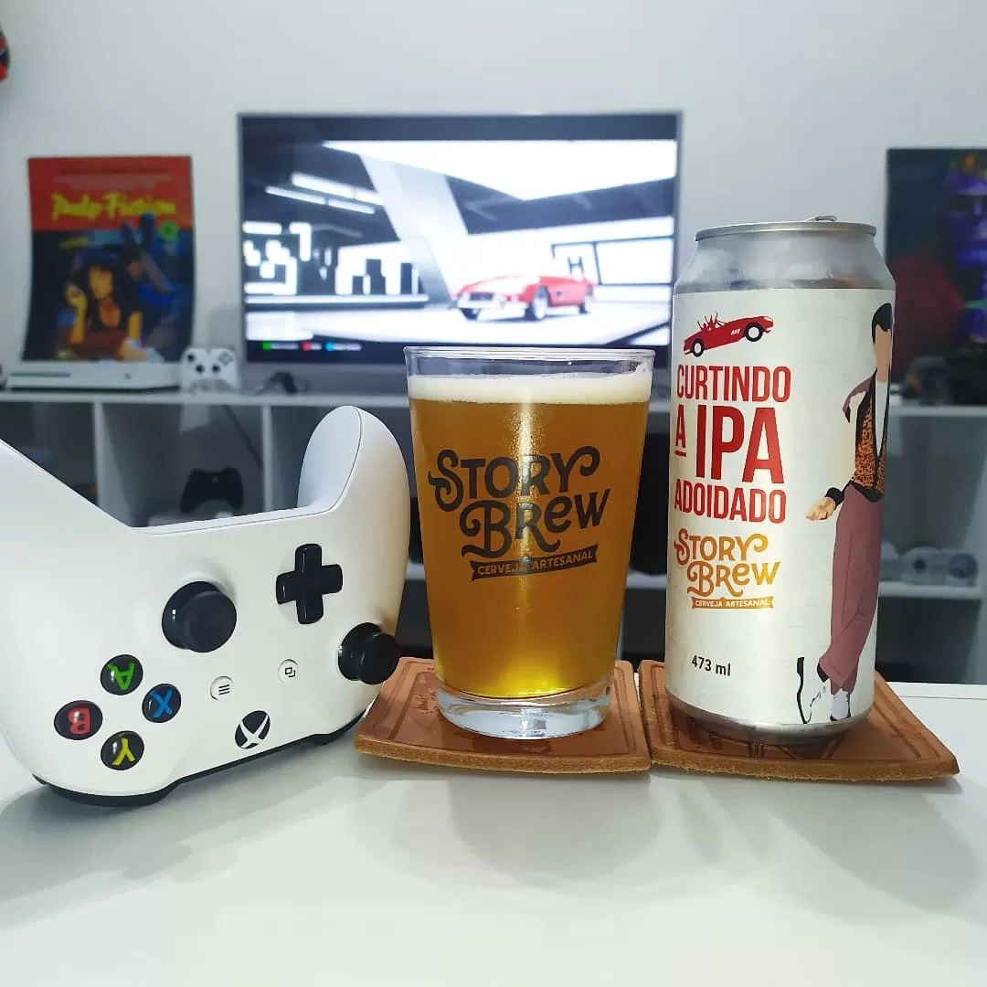 Curtindo a IPA Adoidado da Story Brew com Forza Horizon 4