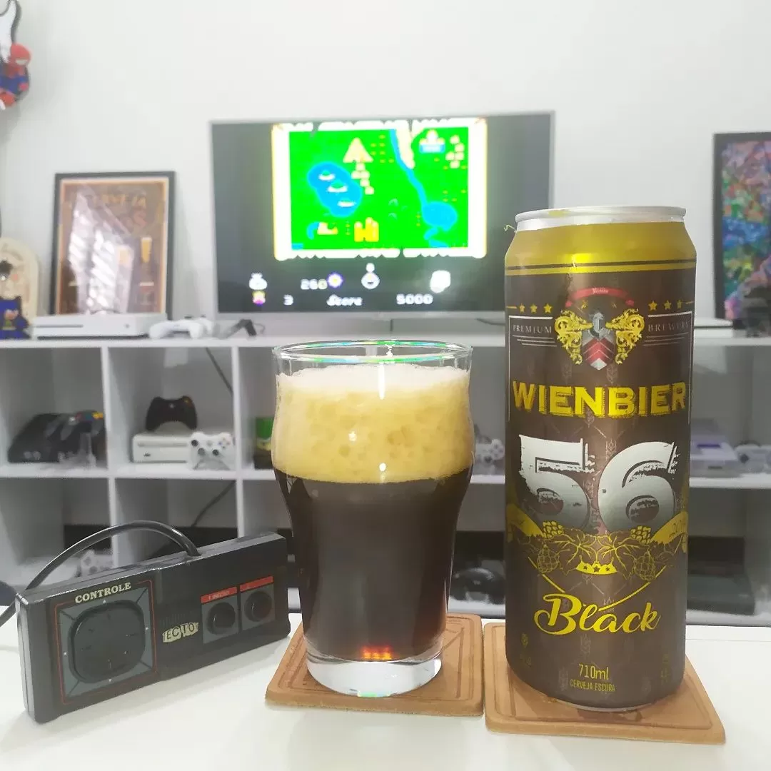 Alex Kidd in Miracle World com a Wienbier 56 Black