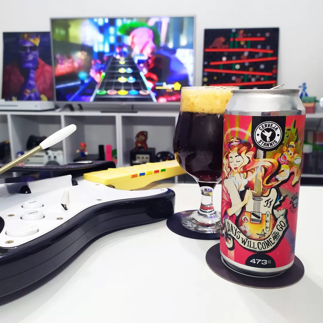 Belgian Quadrupel com Cereja da Stannis e Guitar Hero