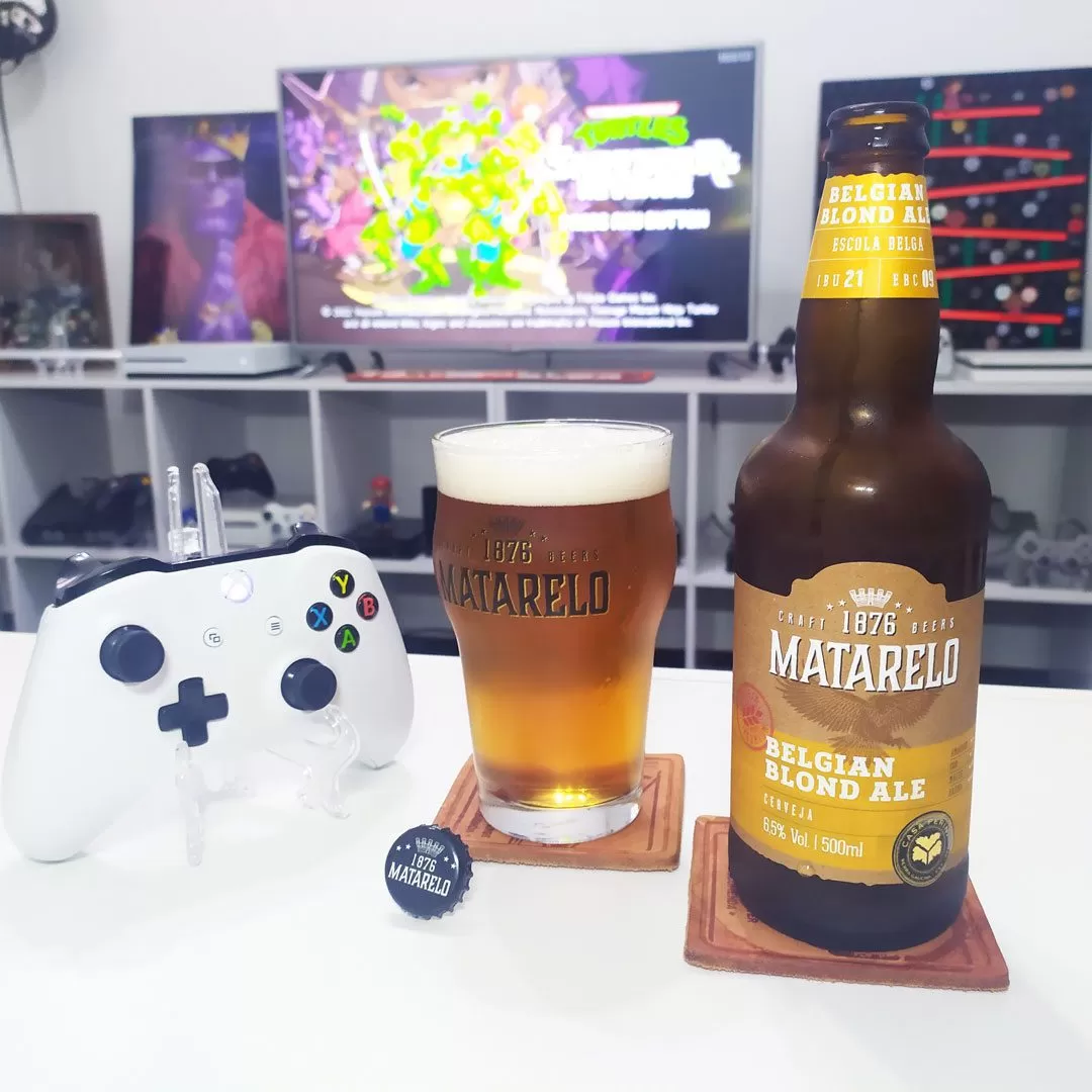 Matarelo Belgian Blond Ale e o novo game dos Tartarugas Ninja