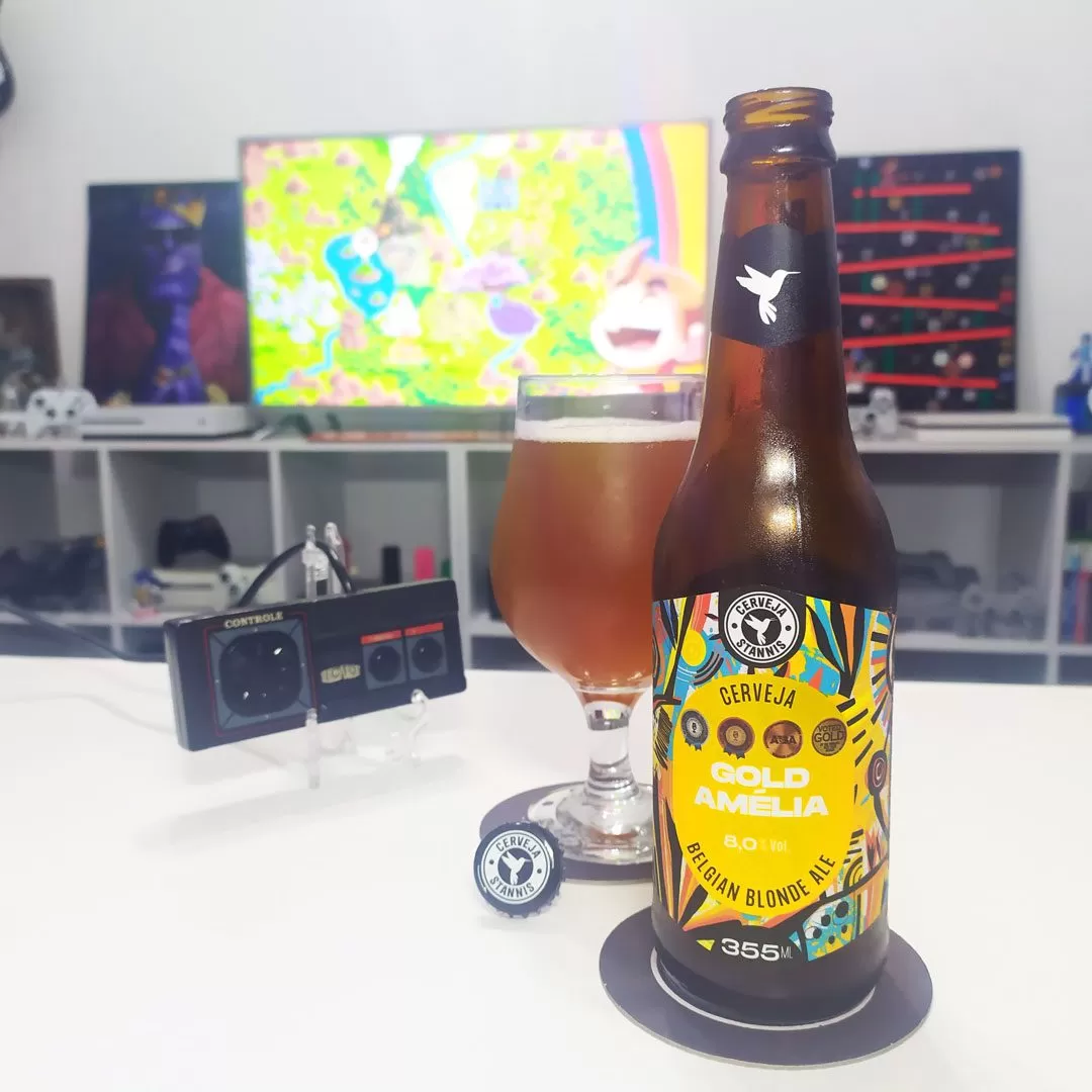 Quem é Alex Kidd? Provando a cerveja Gold Amélia da Cervejaria Stannis