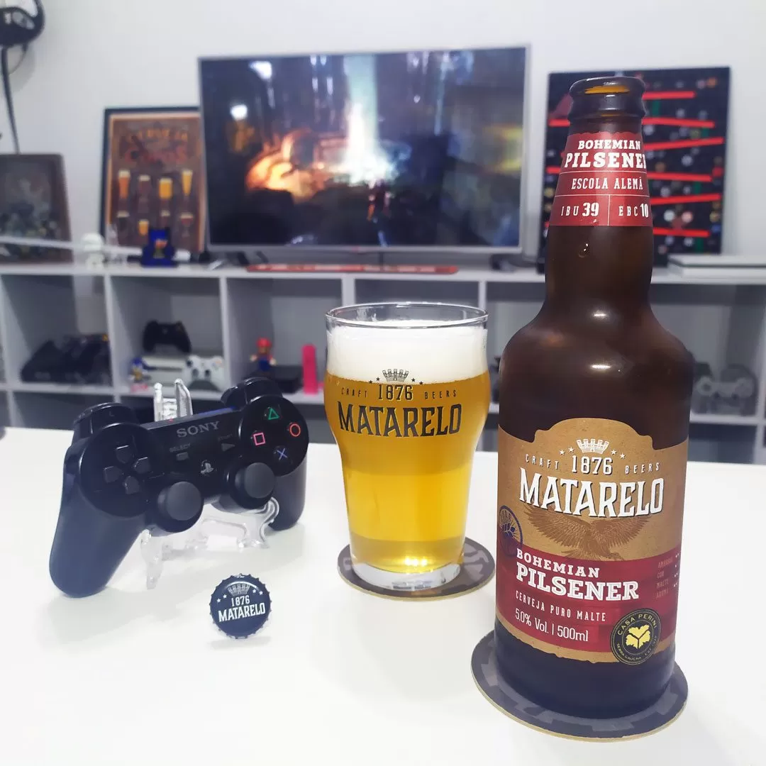 Matarelo Bohemian Pilsener com God of War: Ascension