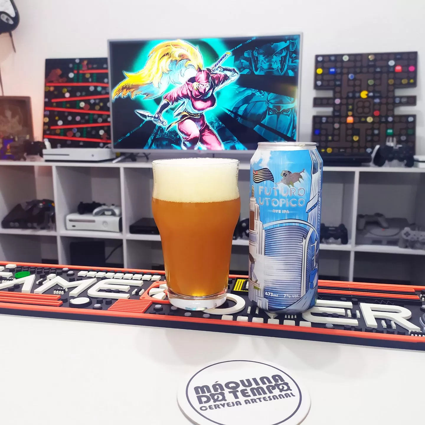 Quem é Kunoichi de The Ninja Warriors? Com a Rye IPA da Máquina do Tempo