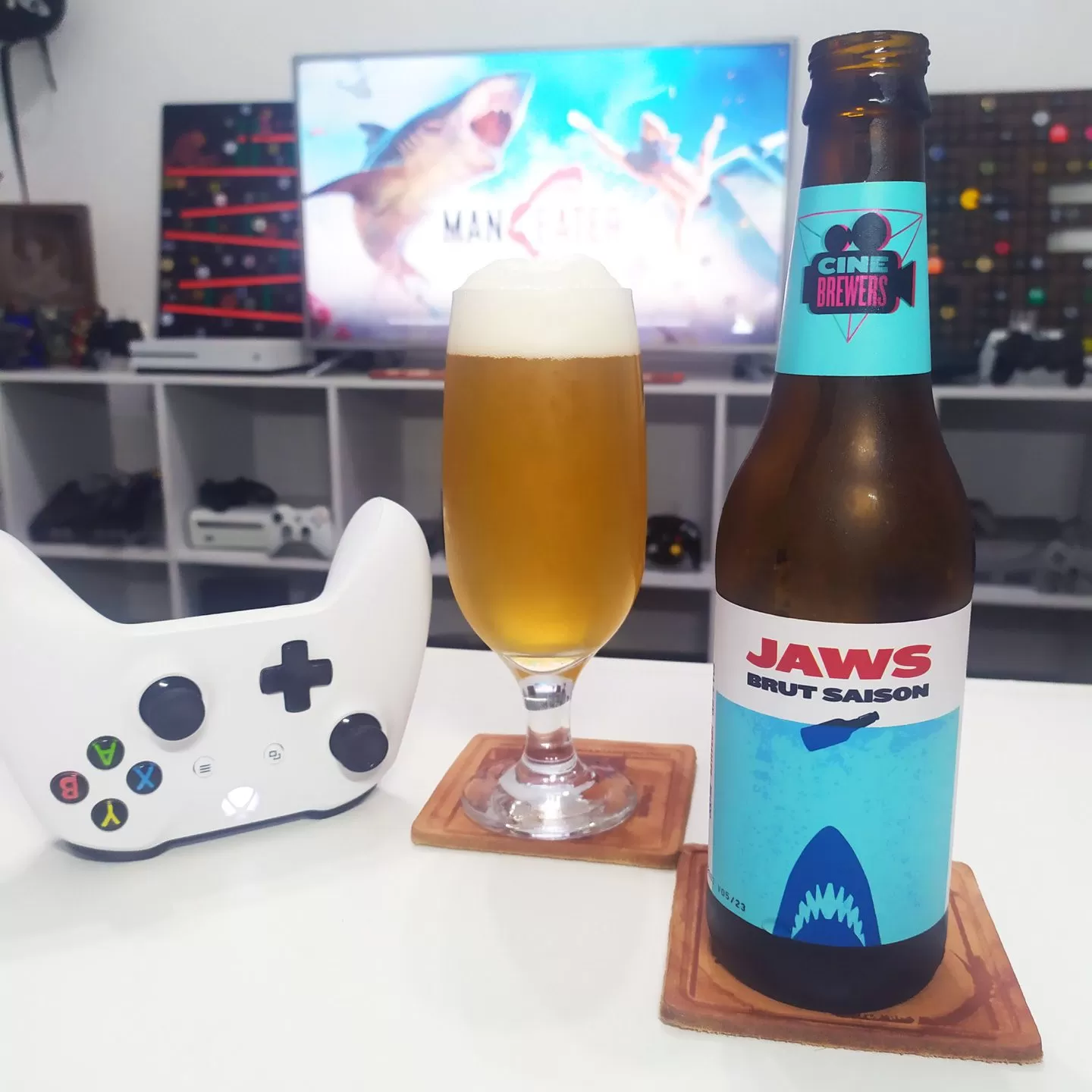 JAWS Brut Saison do Clube do Malte com Maneater no Xbox One